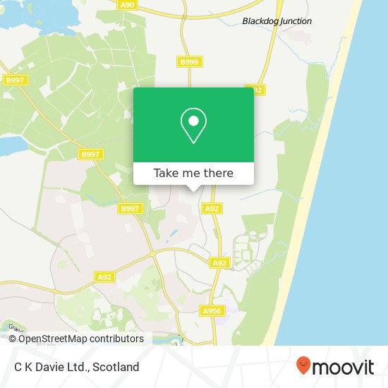 C K Davie Ltd. map