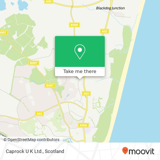 Caprock U K Ltd. map