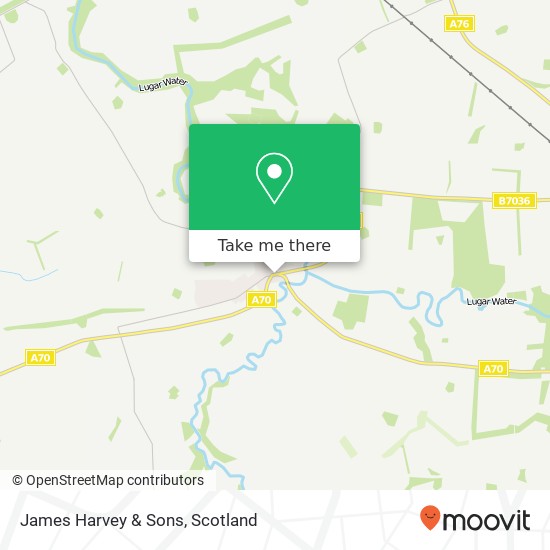 James Harvey & Sons map