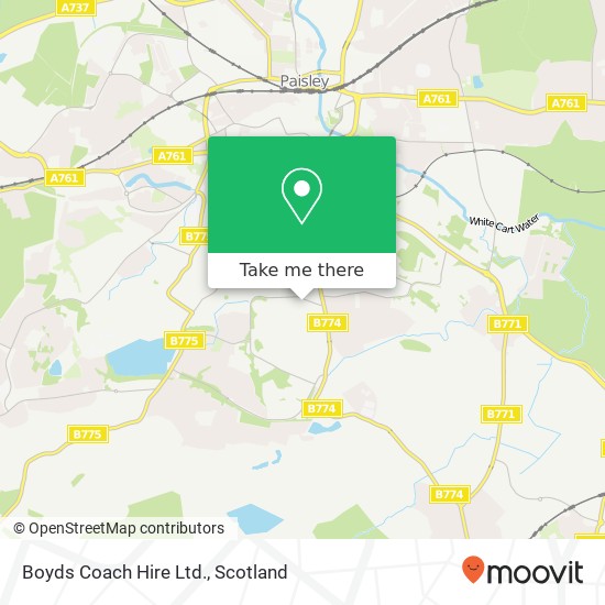 Boyds Coach Hire Ltd. map