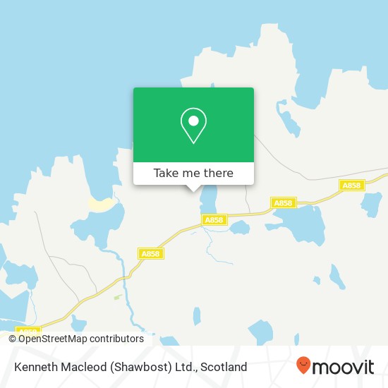 Kenneth Macleod (Shawbost) Ltd. map