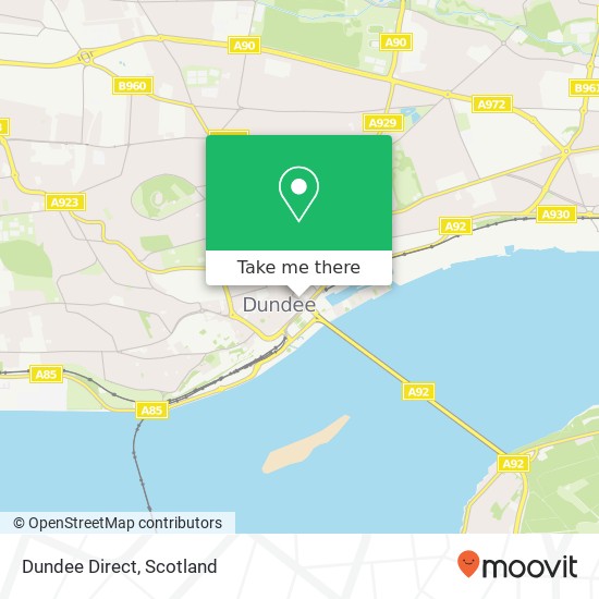 Dundee Direct map