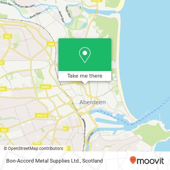 Bon-Accord Metal Supplies Ltd. map