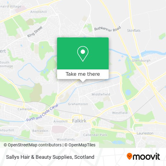 Sallys Hair & Beauty Supplies map