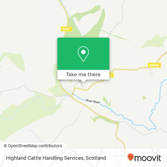 Highland Cattle Handling Services map