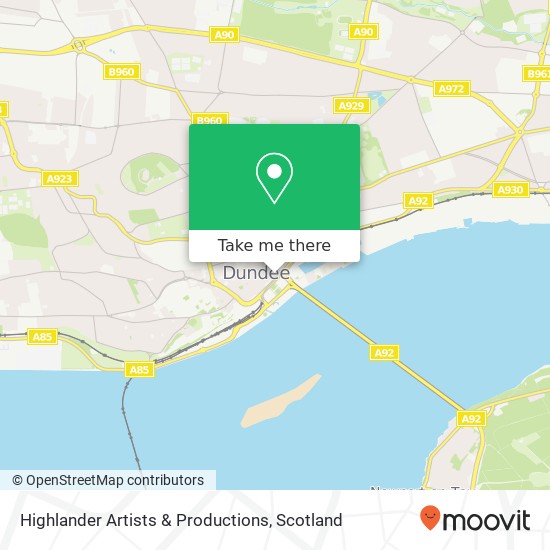 Highlander Artists & Productions map