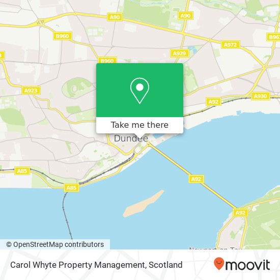 Carol Whyte Property Management map