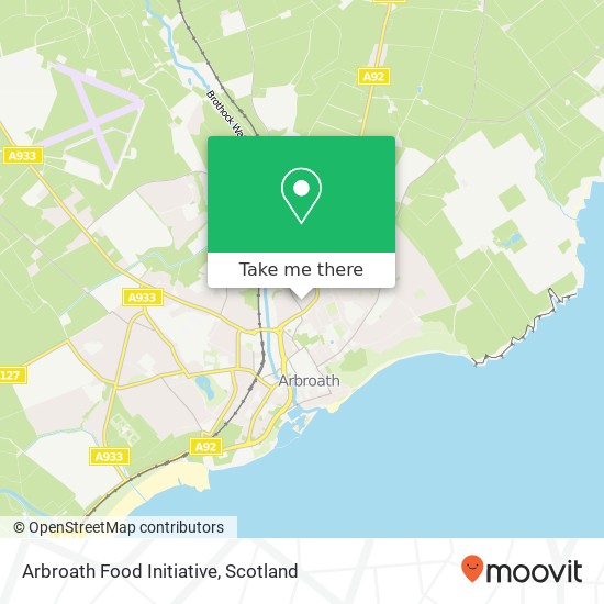 Arbroath Food Initiative map