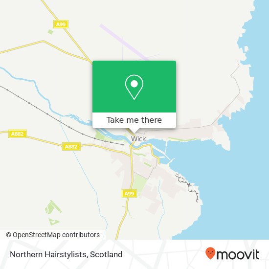 Northern Hairstylists map