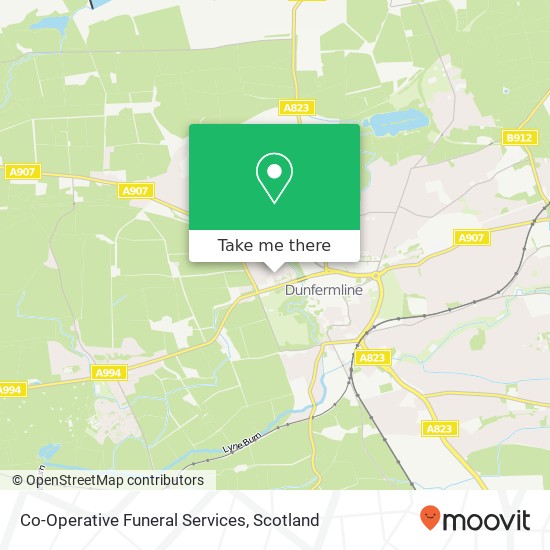 Co-Operative Funeral Services map