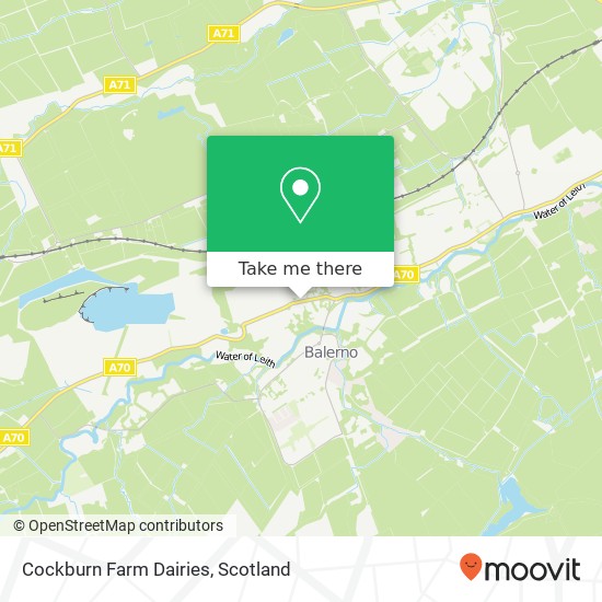 Cockburn Farm Dairies map