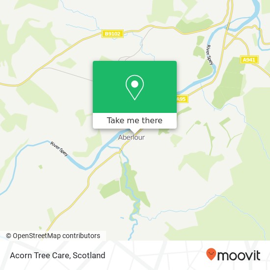 Acorn Tree Care map