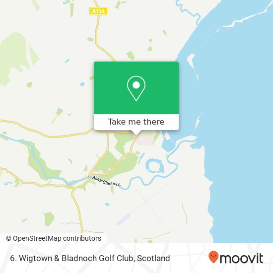 6. Wigtown & Bladnoch Golf Club map