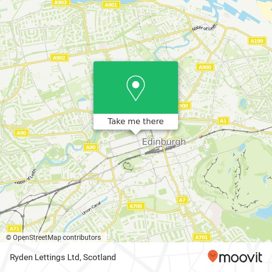 Ryden Lettings Ltd map