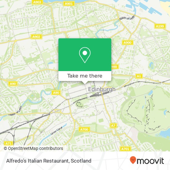 Alfredo's Italian Restaurant map