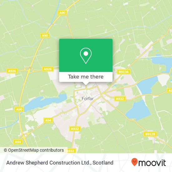 Andrew Shepherd Construction Ltd. map