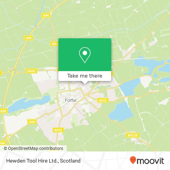 Hewden Tool Hire Ltd. map