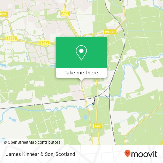 James Kinnear & Son map