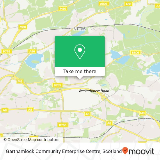 Garthamlock Community Enterprise Centre map