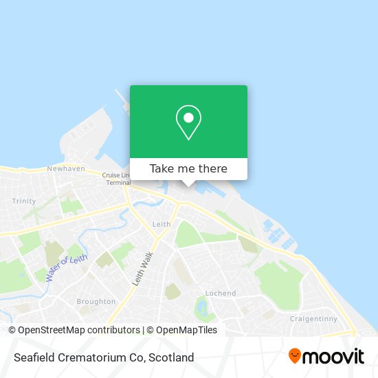 Seafield Crematorium Co map