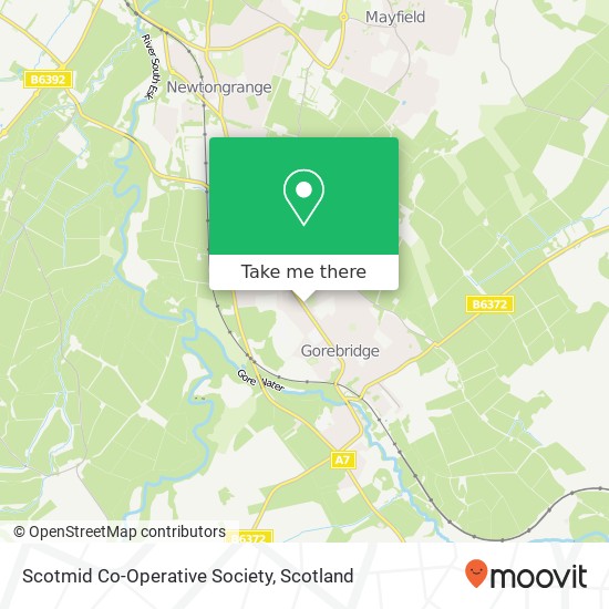Scotmid Co-Operative Society map