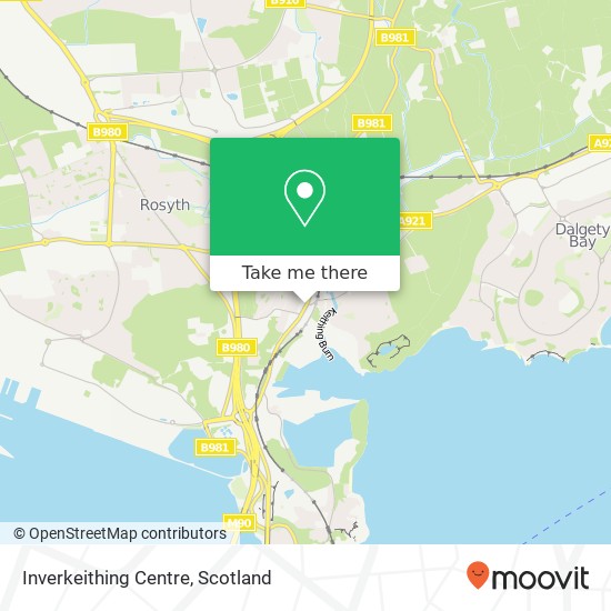 Inverkeithing Centre map