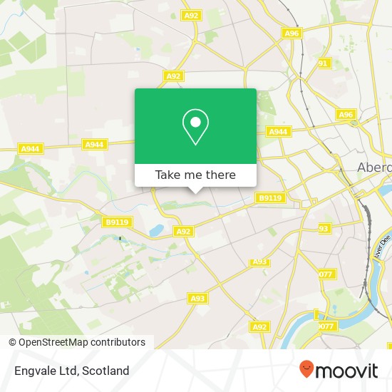 Engvale Ltd map