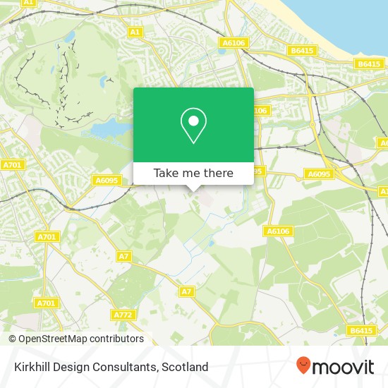 Kirkhill Design Consultants map
