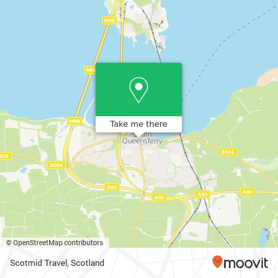 Scotmid Travel map