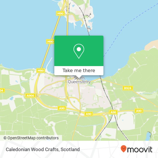 Caledonian Wood Crafts map