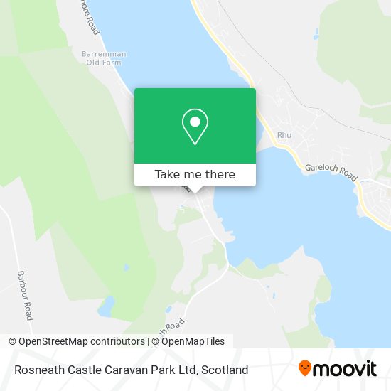 Rosneath Castle Caravan Park Ltd map