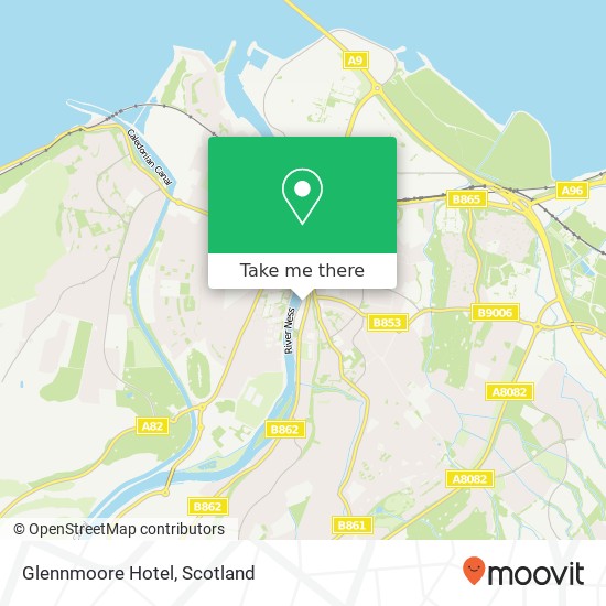 Glennmoore Hotel map