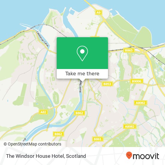 The Windsor House Hotel map