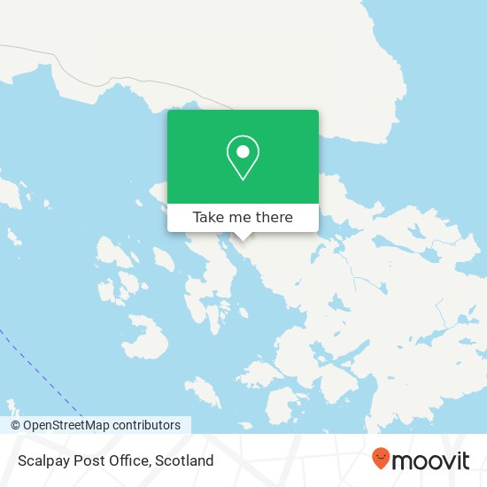 Scalpay Post Office map
