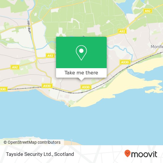 Tayside Security Ltd. map