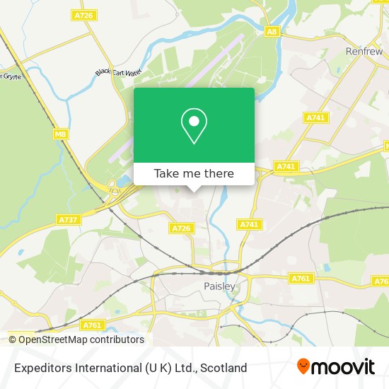 Expeditors International (U K) Ltd. map