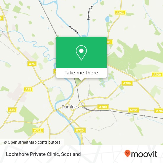 Lochthore Private Clinic map