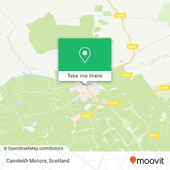 Cairnleith Motors map