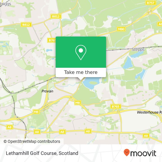 Lethamhill Golf Course map