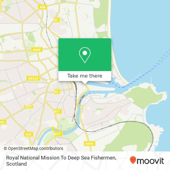 Royal National Mission To Deep Sea Fishermen map