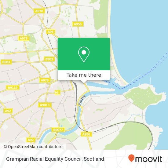 Grampian Racial Equality Council map