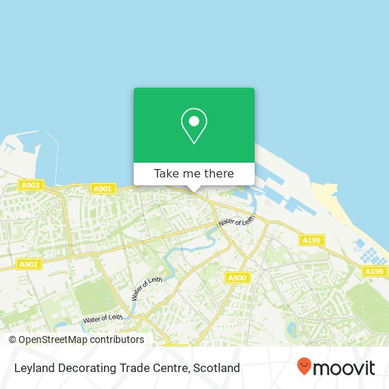 Leyland Decorating Trade Centre map