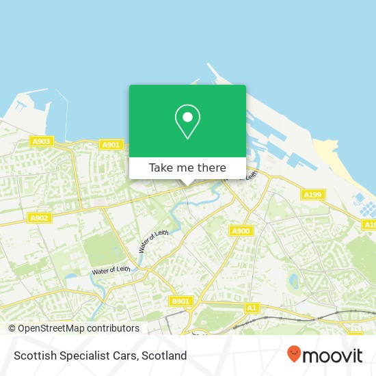 Scottish Specialist Cars map