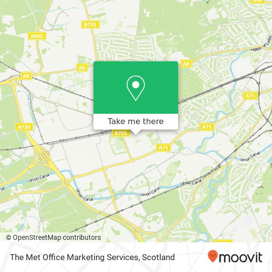 The Met Office Marketing Services map