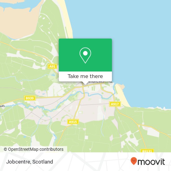 Jobcentre map