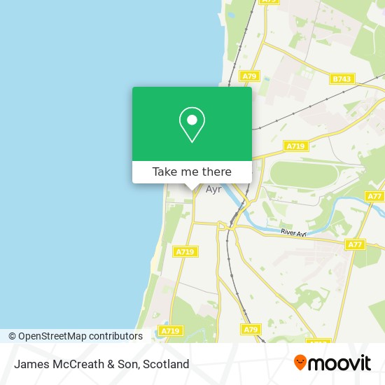 James McCreath & Son map