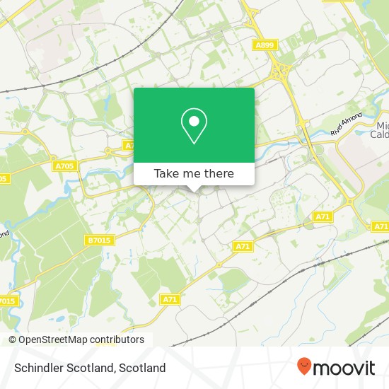 Schindler Scotland map