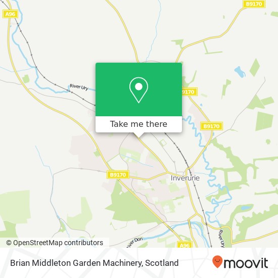 Brian Middleton Garden Machinery map