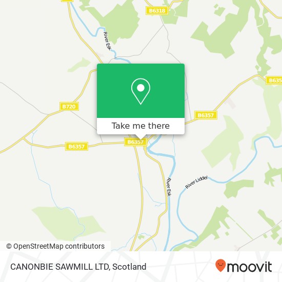 CANONBIE SAWMILL LTD map