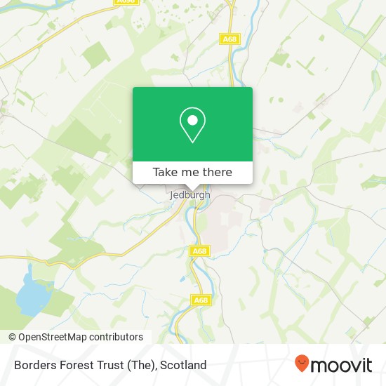 Borders Forest Trust (The) map